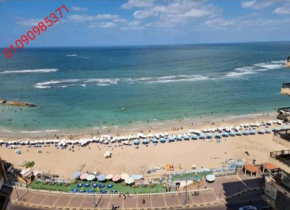 Panoramic Sea View Flat miami FAMILY ONLY شقة فندقية بانورما بشاطئ ميامي الاسكندرية صف اول مباشر علي بحر